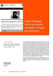 Aulas Galegas como proxecto contedor e lugar de encontro