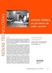 Ondas Órrea, un proxecto de radio veciñal