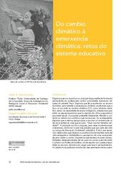 Do cambio climático á emerxencia climática: retos do sistema educativo