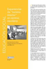 Experiencias de “turismo interior” en centros escolares