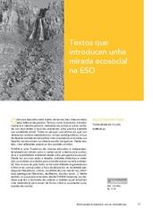 Textos que introducen unha mirada ecosocial na ESO