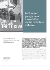 Lecturas en galego para a colección dunha biblioteca inclusiva