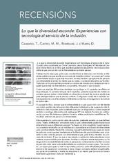 Lo que la diversidad esconde: Experiencias con tecnoloxía al servicio de la inclusión