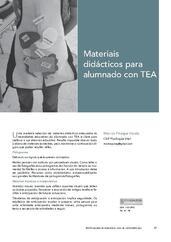 Materiais didácticos para alumnado con TEA