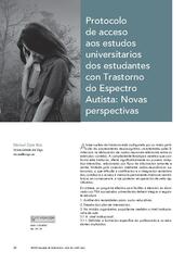 Protocolo de acceso aos estudos universitarios dos estudantes con Trastorno do Espectro Autista: Novas perspectivas