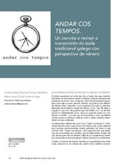 Andar cos tempos. Un convite a revisar a transmisión do baile tradicional galego con perspectiva de xénero