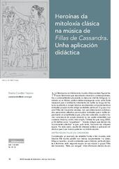Heroínas da mitoloxía clásica na música de Fillas de Cassandra. Unha aplicación didáctica