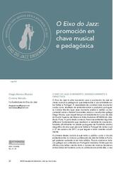 O Eixo do Jazz: promoción en chave musical e pedagóxica