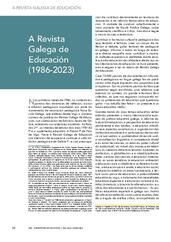 A Revista Galega de Educación (1968-2023)
