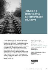 Inclusión e saúde mental da comunidade educativa