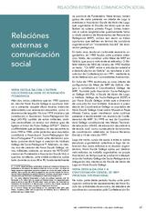 Relacións externas e comunicación social
