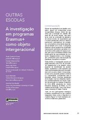 A investigação em proramas Erasmus+ como objeto interferacional