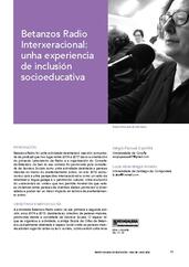 Betanzos Radio Interxeracional: unha experiencia de inclusión socioeducativa