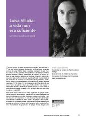 Luísa Villalta: a vida non era suficiente